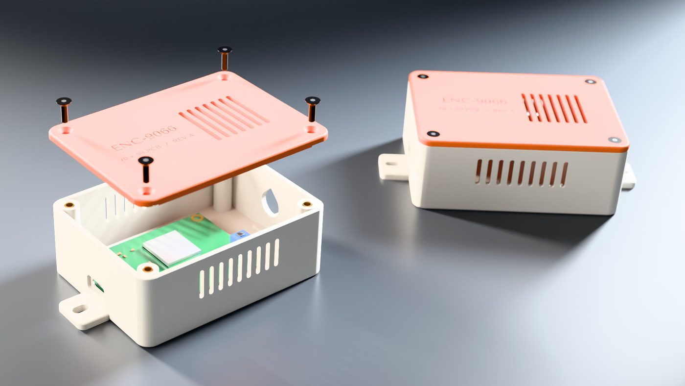3D-print-ready enclosure